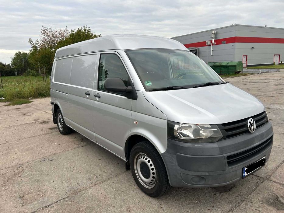VW Transporter T5 LONG + Wysoki Dach | 1.9 TDI | Klima, Hak, Tempomat
