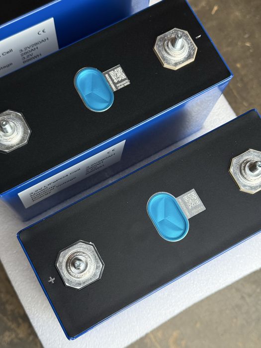 Комірки EVE 280 ah LifePO4 3.2v  акуми  іві  ячейка з перемичками