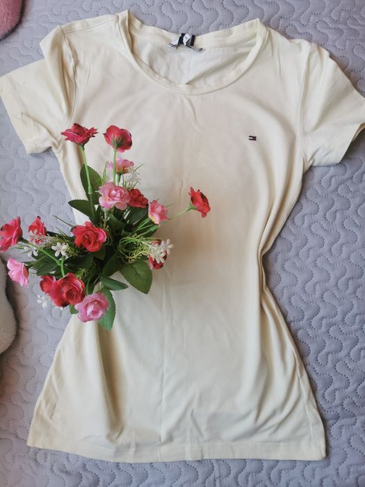 Żółty t-shirt Tommy Hilfiger xs/s