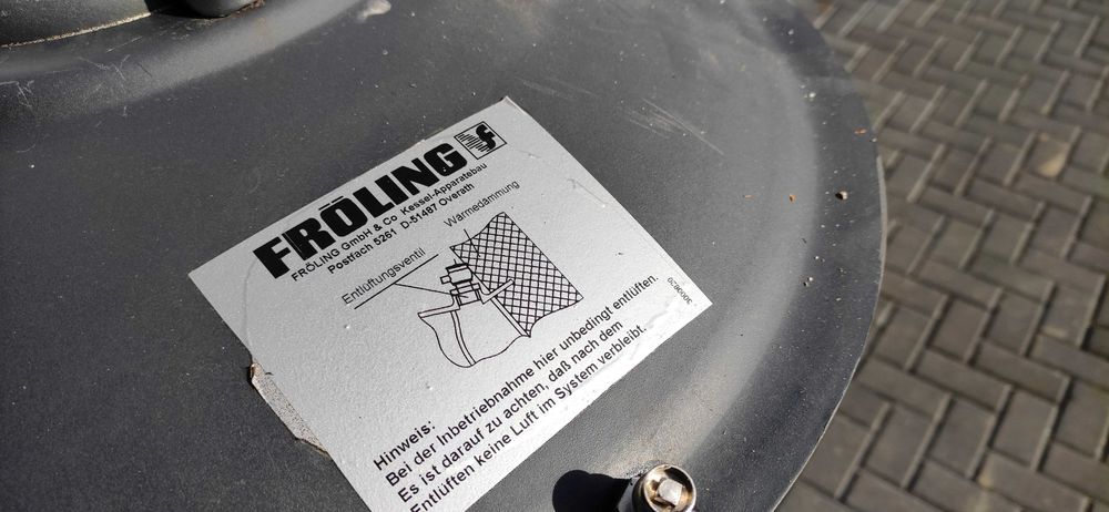 Bojler 200 / 240 L nierdzewka VIESSMANN FROLING zasobnik CWU nierdzewny
