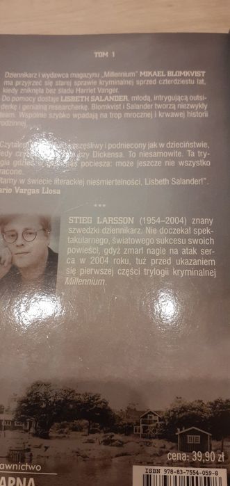 Stieg Larson, W. Wartość, C.Zafon, D.Morrell