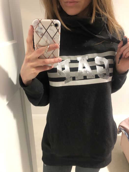 Bluza damska GAP szara gwiazdki