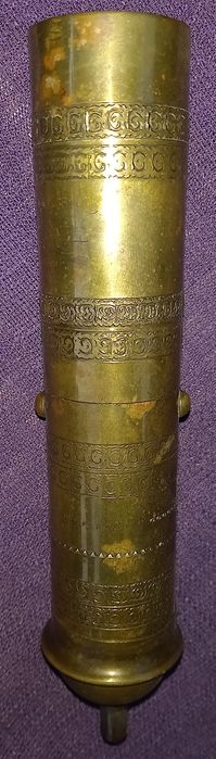 Moinho café/pimenta em bronze/cobre grego antigo artesanal,pesa 1kg