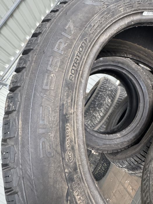 Шини 215/55 R17 Nokian Hakkapelita 9 зима. Склад. Комплекти.