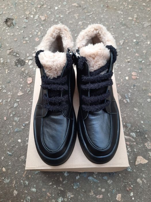 Зимові хайтопи черевики натуральна шкіра