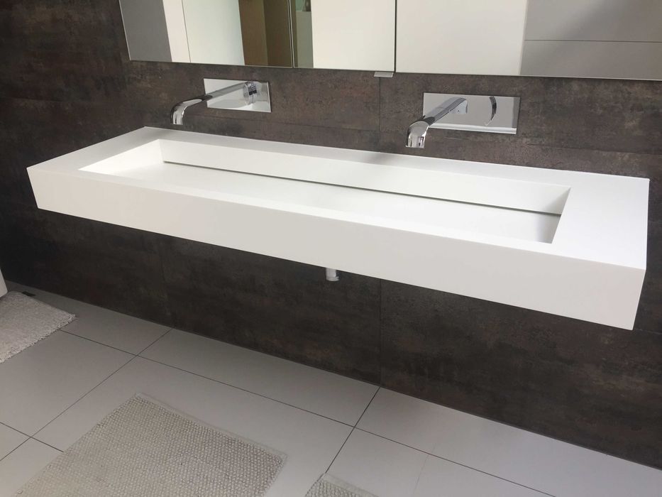 Rynna umywalkowa z kompozytu Corian