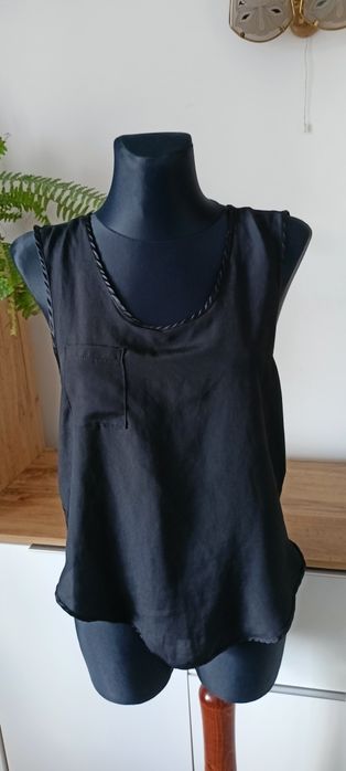 Bluzka Asymetryczna Plecy Made in Italy S