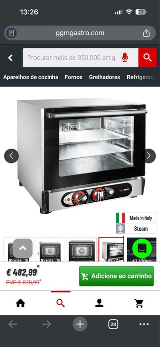 Forno convetor eletrico ***NOVO***