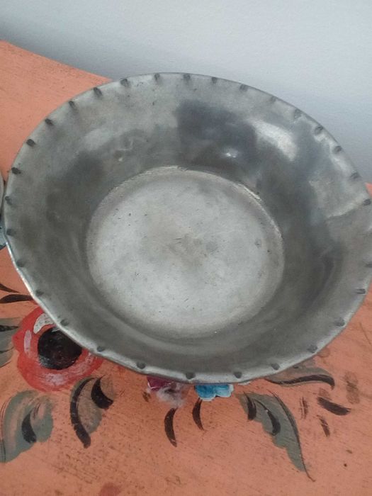 Conjunto Jarra e taça de metal