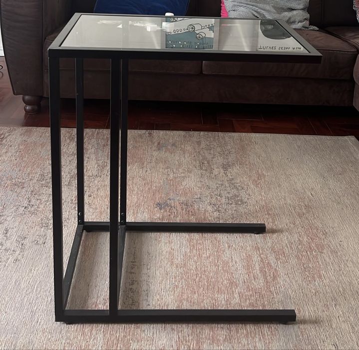 Mesa de apoio preta