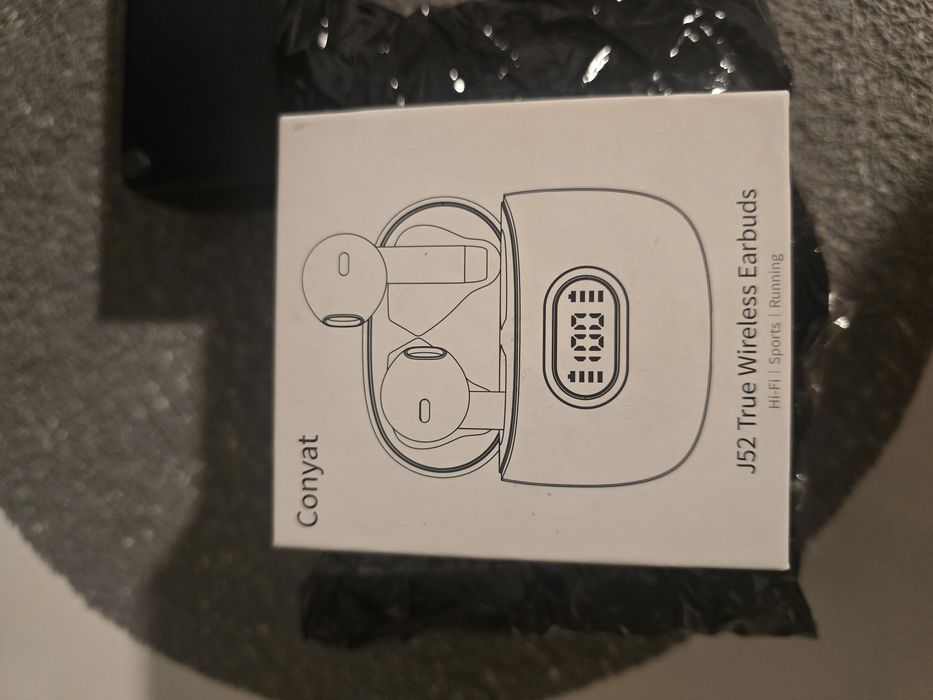Słuchawki bezprzewodowe Conyat J52 z etui LED