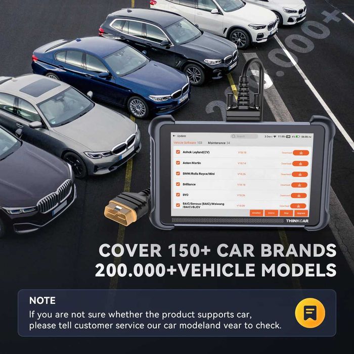 ThinkCar ThinkScan 689 Máquina Diagnóstico OBD + 35 Funções (NOVO)