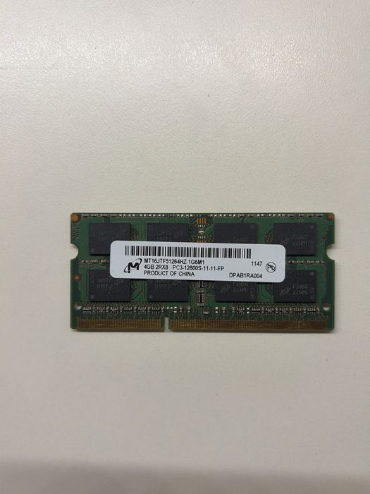 Памʼять Samsung/Hynix/Micron/Kingston 4Gb   DDR3 1600/1333 1.35/1.5В