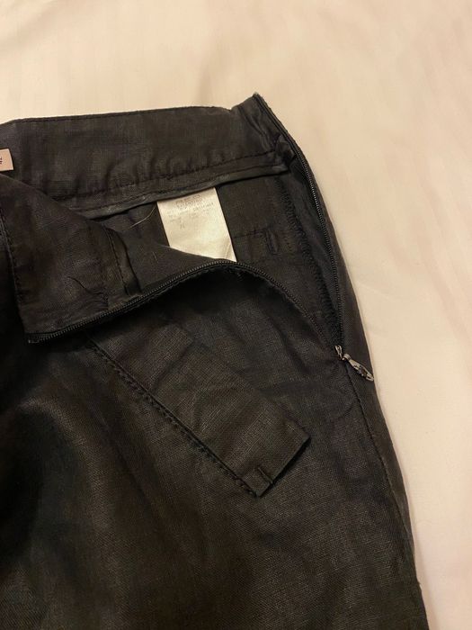 Red Valentino czarne spodnie lniane 7/8 made in italy 38 M lnu len