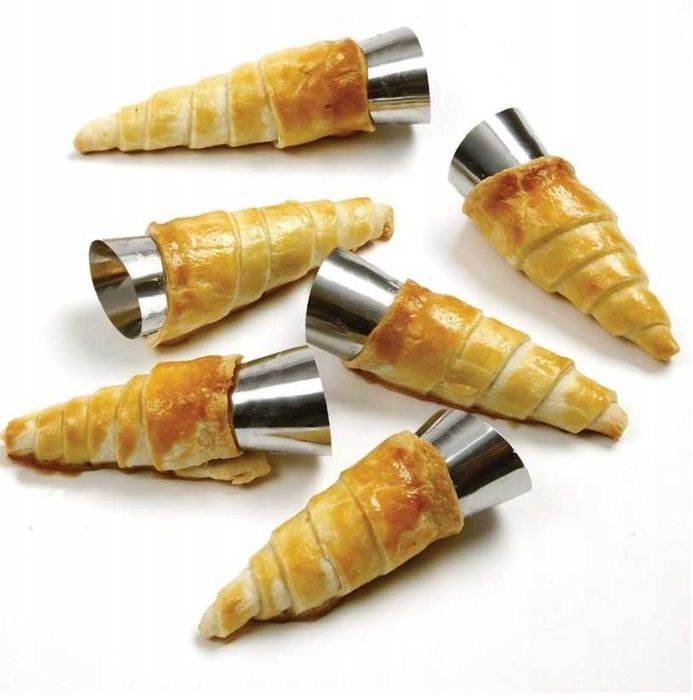 Forma cukiernicza rożki do rurek 3 szt 35mm