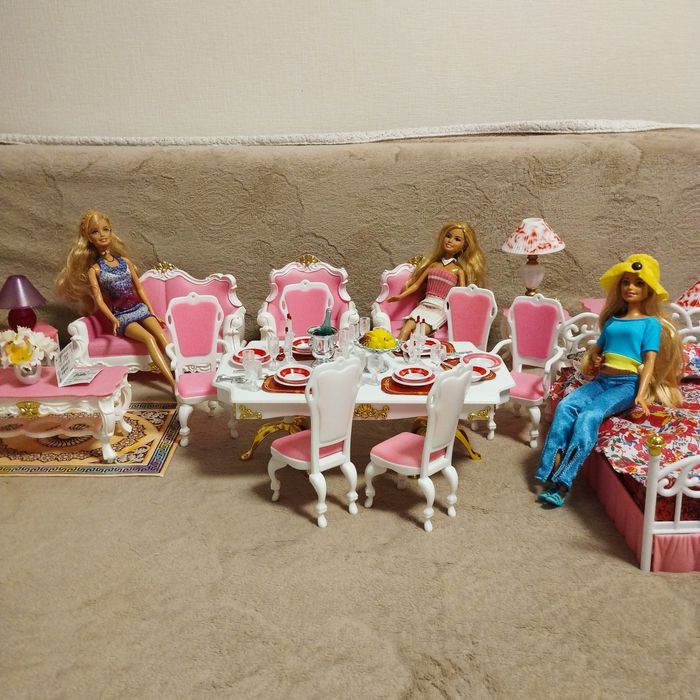 Набір меблі лялькові  для барбі