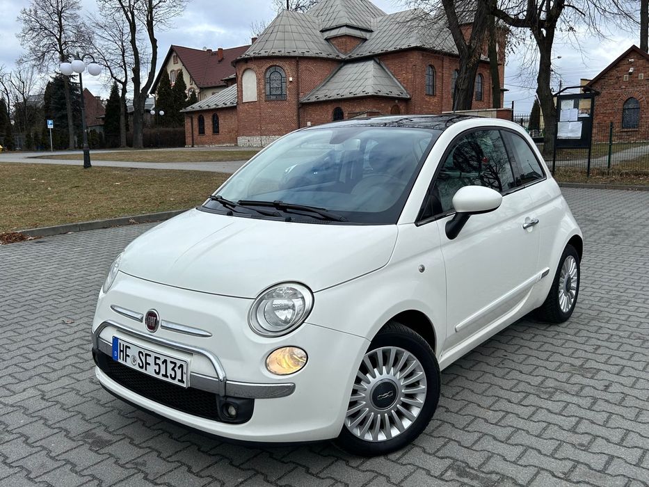 Fiat 500 1.2 69 km Klimatyzacja Panorama Dach Zadbany Z Niemiec