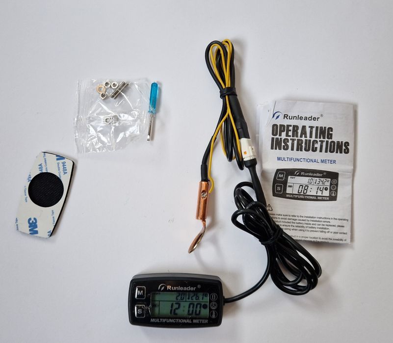 Obrotomierz RPM, termometr, Paralotnia, PPG
