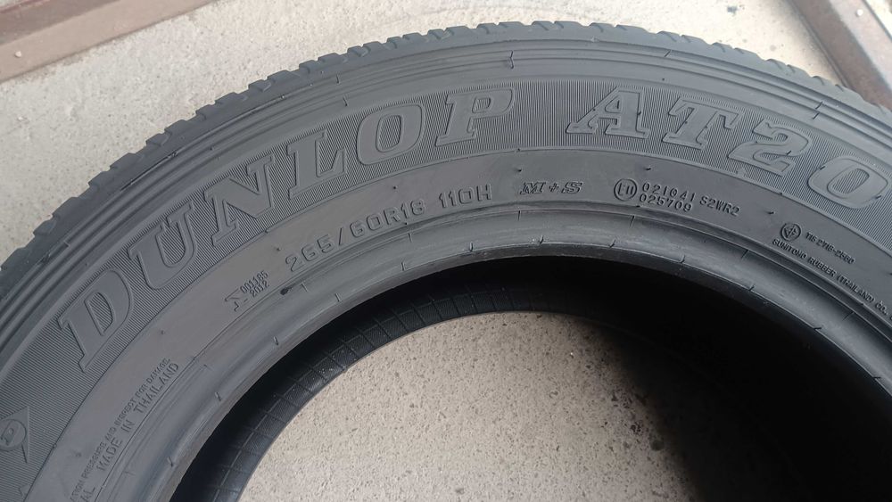 265/60/18 Dunlop AT 20 grandtrek