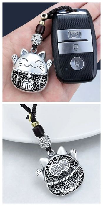 Карабін латунь Дракон Карабин Dragon для ключів брелок Риба Fish