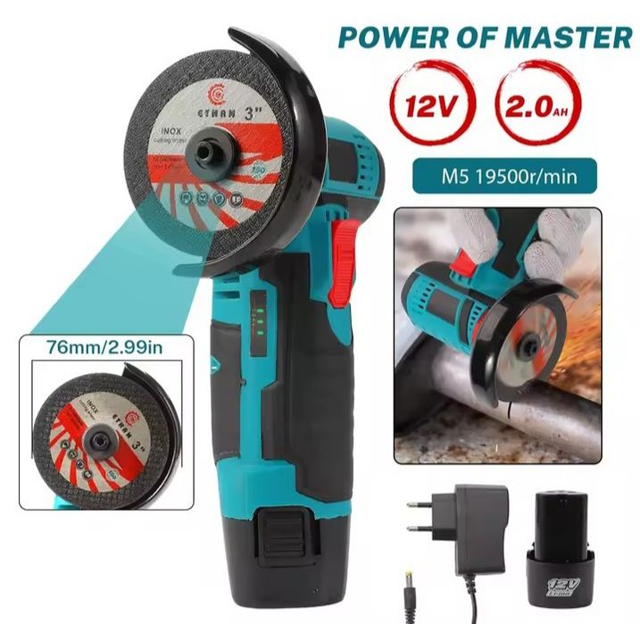 Mini Rebarbadora a Bateria