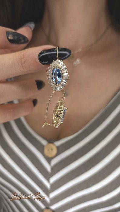 Złote kolczyki p.585/6,43g