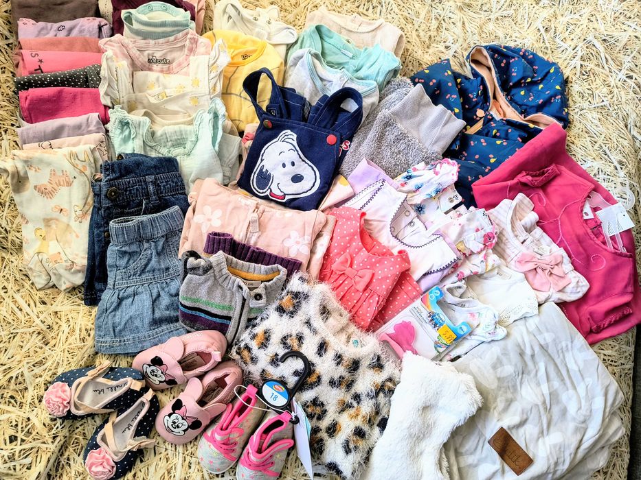 Zestaw ubranek dla dziewczynki z otulaczem #tulik