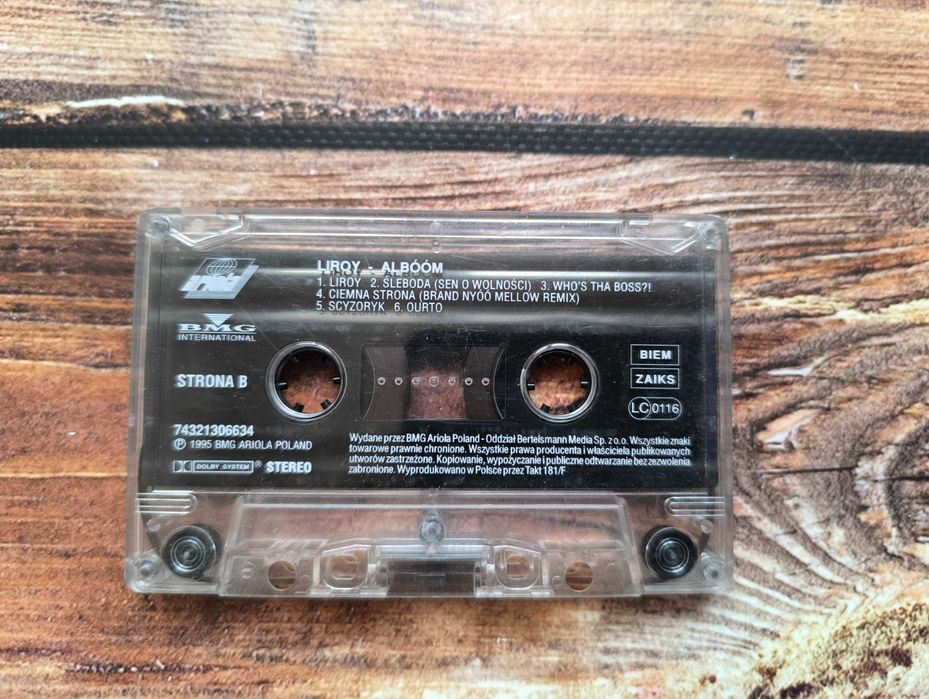 Kaseta Liroy: Albóóm/Scyzoryk 1995