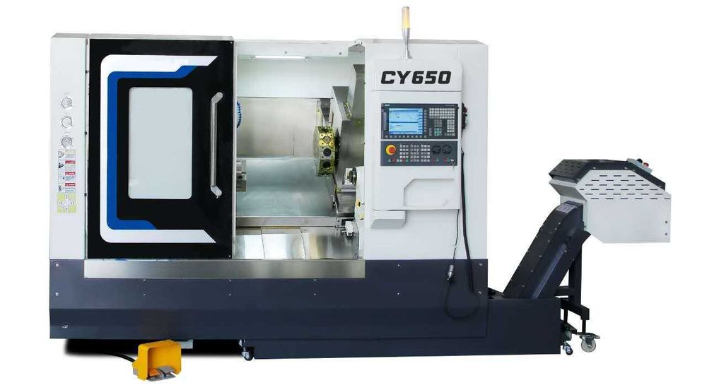 Токарно фрезерний станок по металу  з ЧПК CY650-500 з віссю Y