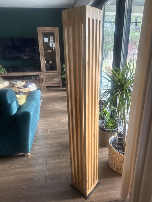 Autorska lampa drewniana