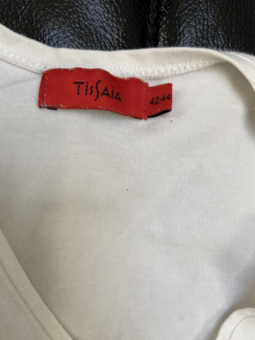 Bialy t-shirt basic rozmiar S