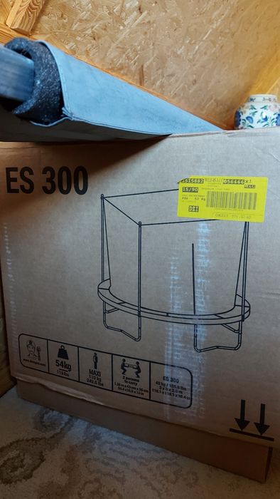 Trampolina ES300, 3x3x2.5m