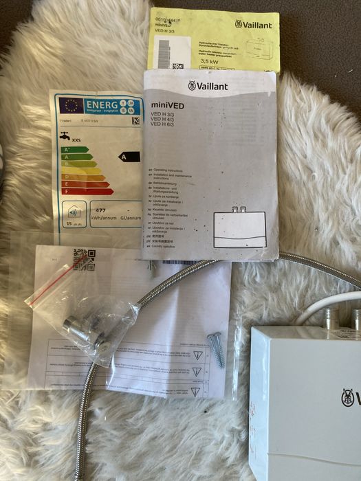 Vaillant miniVED. podgrzewacz wody