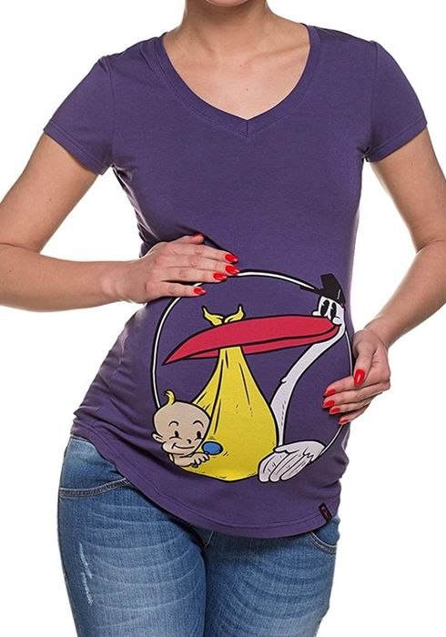 T-shirt ciążowy S, L, XXL