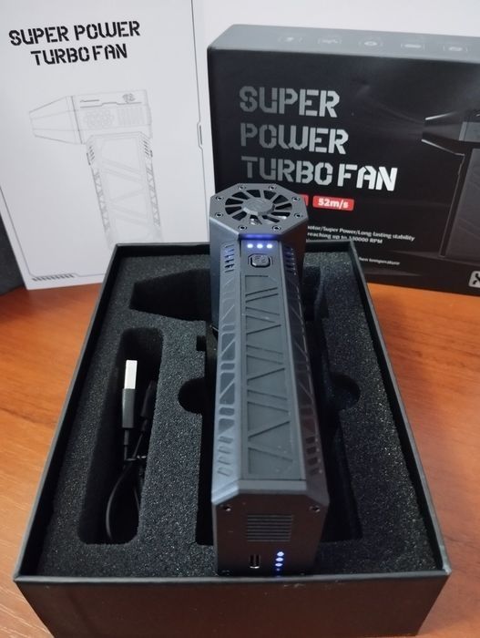 Super Power Turbo Fan X3,турбо вентилятор 52m/s повітродувка сушка фен