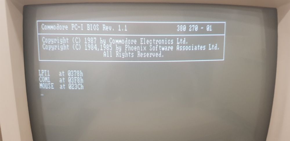 Computador Commodore PC-I
