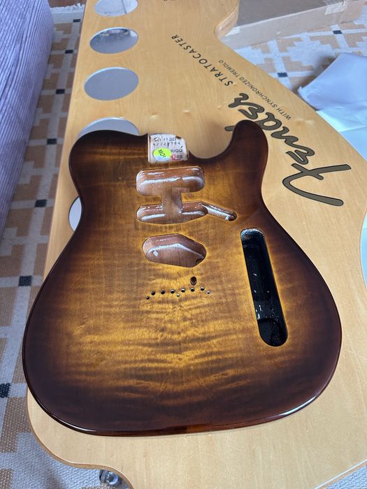 Fender American ultra telecaster tiger flame - raro