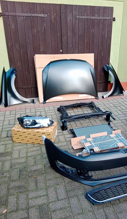 VW POLOLO 6R 2009 + zderzak maska błotniki belka pas przedni zestaw