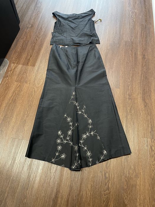Conjunto cerimonia caramelo