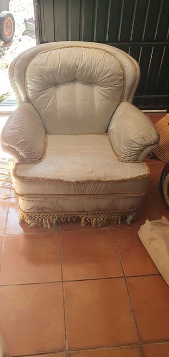 Sofá antigo poltrona