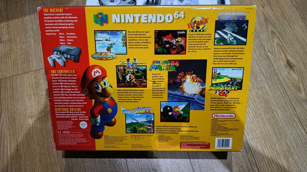 N64 Nintendo 64 BOX kompletny super stan!