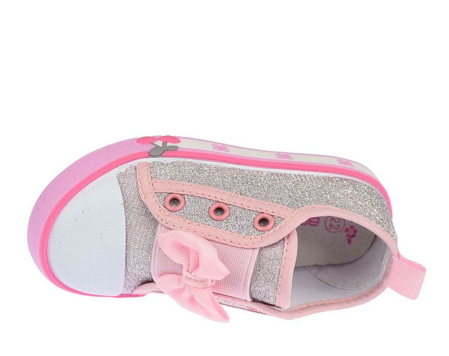 Pantofelki różowe trampki na gumki 1SP-592-LS L.Pink rozm. 22