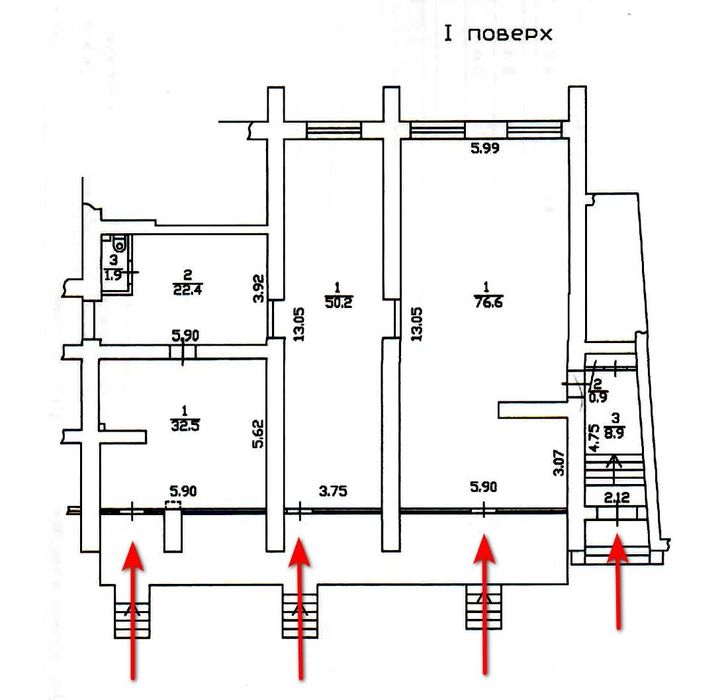 Бойчука 25а, Печерьск, 193 м², 4 магазини на продаж, метро Звіринецька