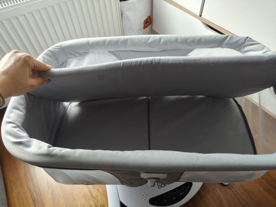 Lionelo Bella Set 2w1 Grey Concrete – leżaczek i bujaczek