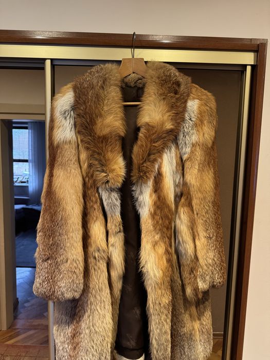 Futro z prawdziwego lisa Vintage