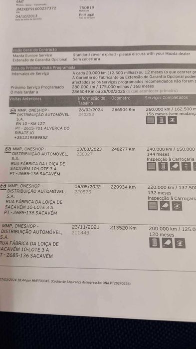 Mazda CX-5 2.2D 150cv  Nacional , livro revisoes