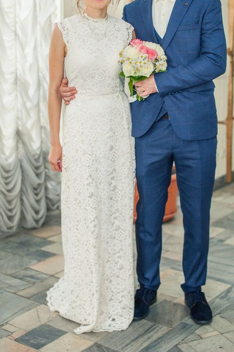 Весільна сукня H&M/ Молочна