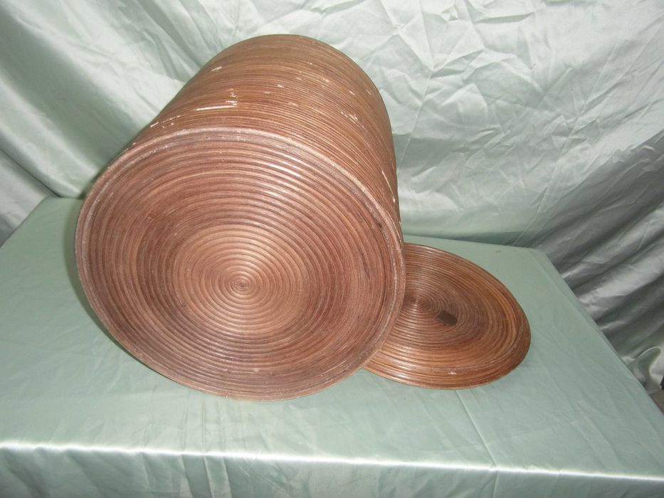 Cesto roupa em verga 45x40 cm