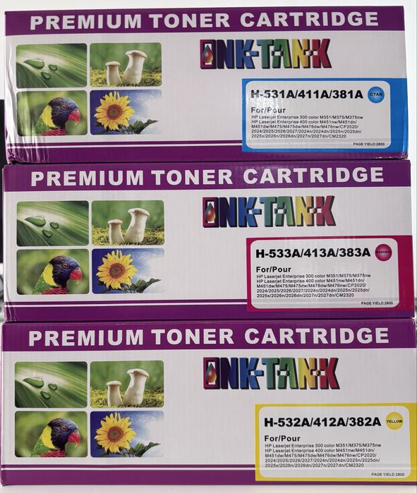 Tonners Ink-tank compativeis HP
