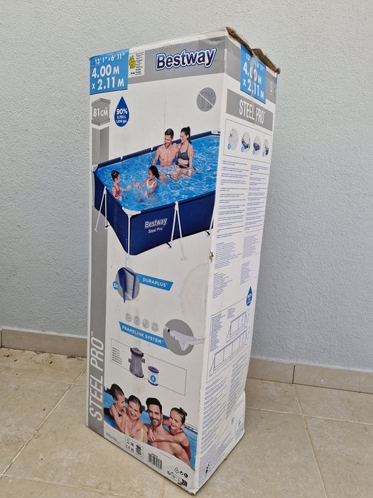 Piscina bestway steel pro 4.00m x 2.11m